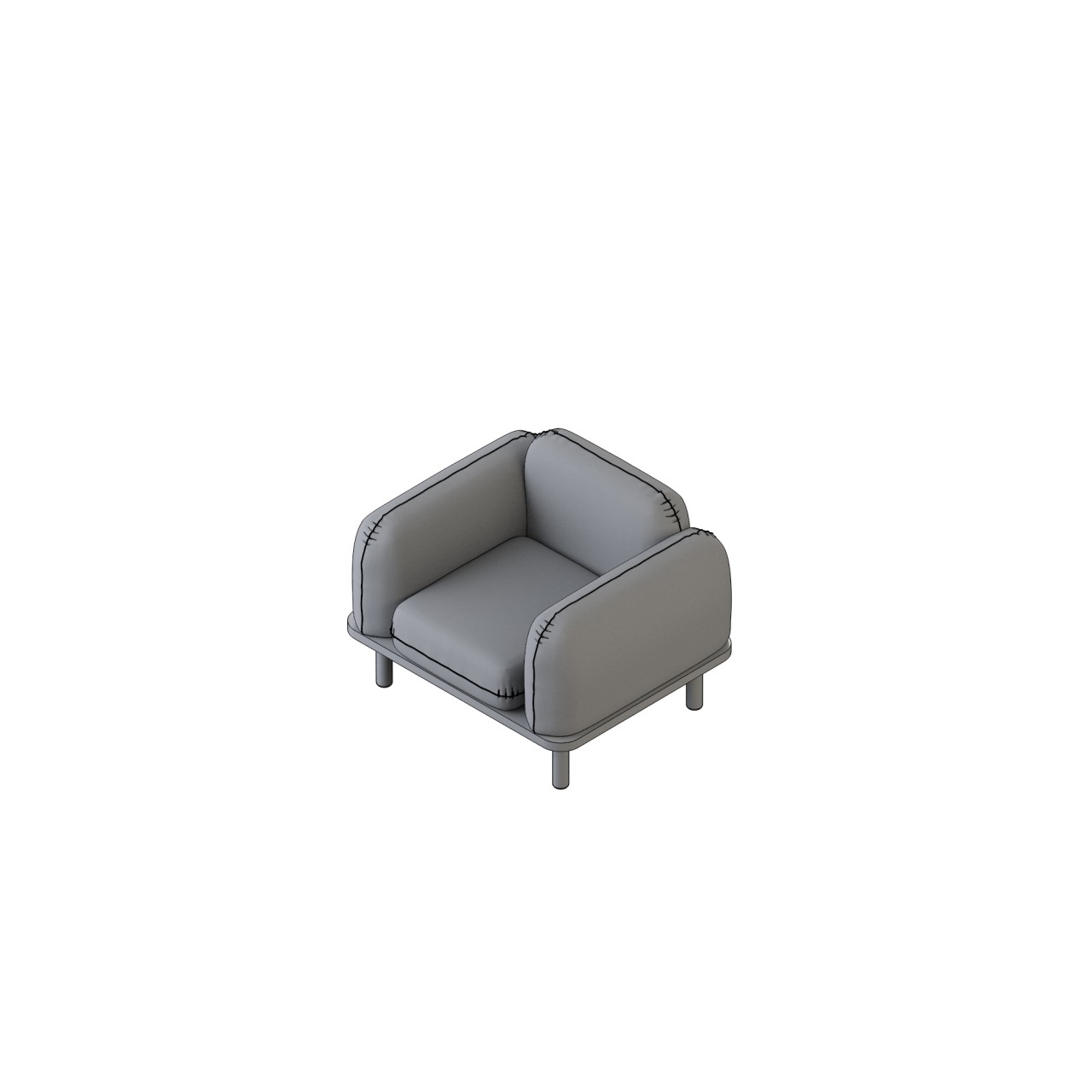 Soft - 24001
one seat with arms
COM 5.75
arms 2.75, back 1.25,
base 1, seat 1.75