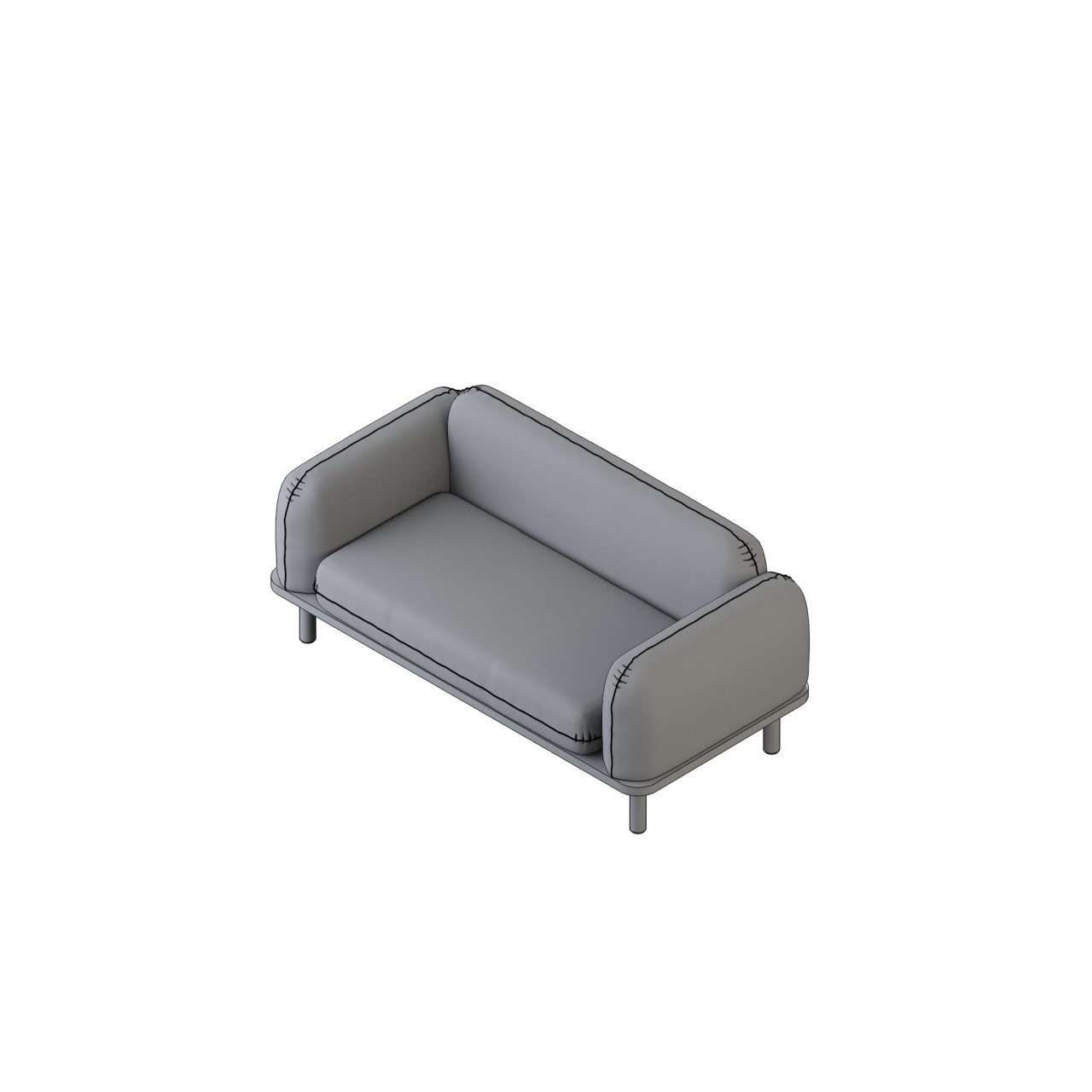 Soft - 24002
two seat with arms
COM 8.5
arms 2.75, back 2,
base 2, seat 2.75
 