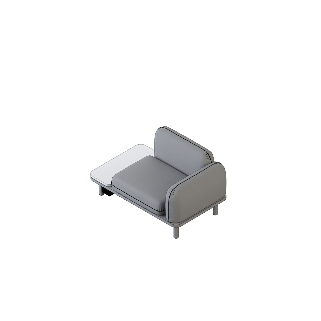 Soft - 24006L
COM 6.25 (arms 1.25, back 1.5, base 1.5, seat 2.5)
